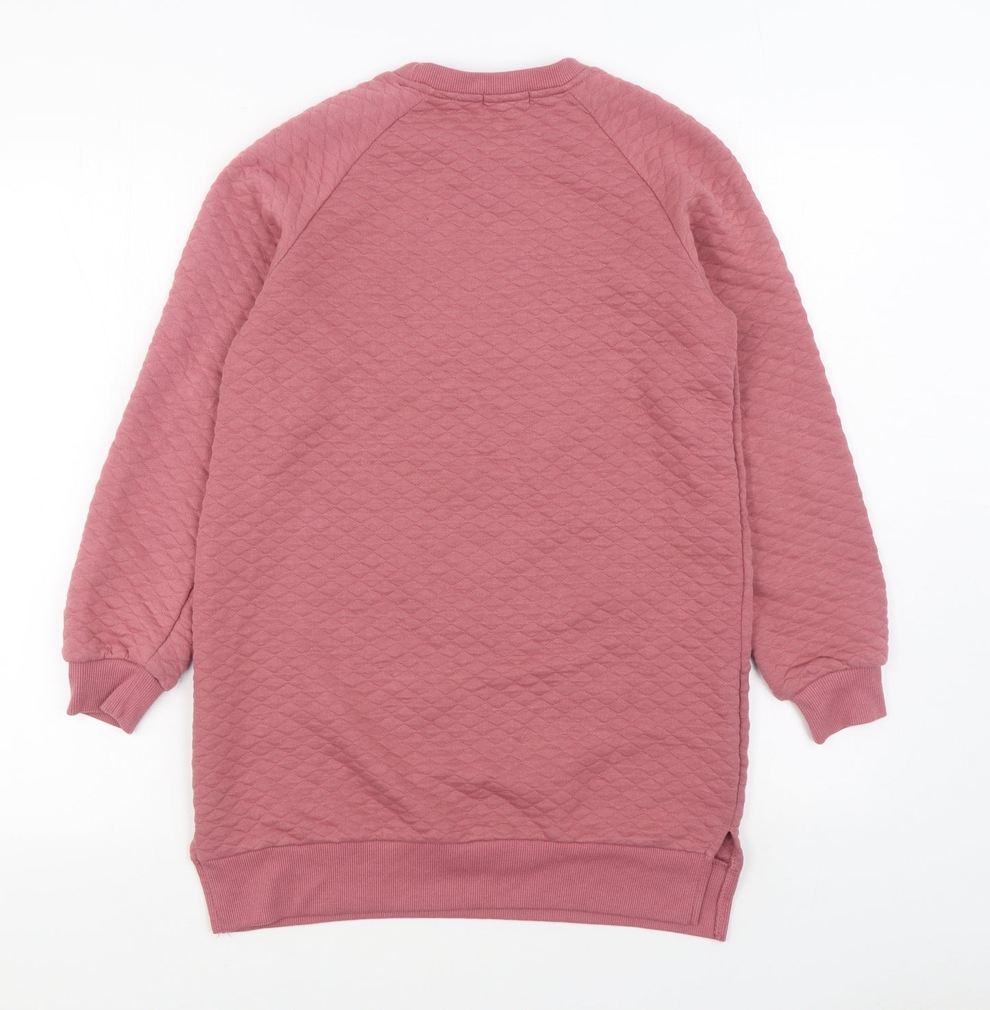 Primark Girls Pink  Cotton Pullover Sweatshirt Size 12-13 Years  Pullover