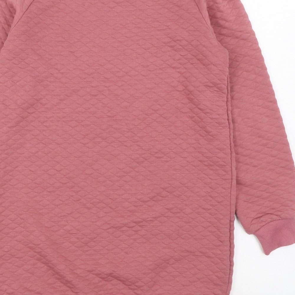 Primark Girls Pink  Cotton Pullover Sweatshirt Size 12-13 Years  Pullover