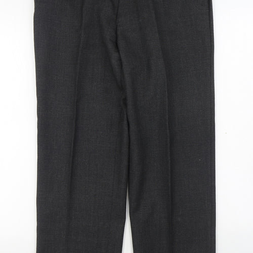 Skopes Womens Grey  Polyester Trousers  Size 34 in L28 in Regular Zip