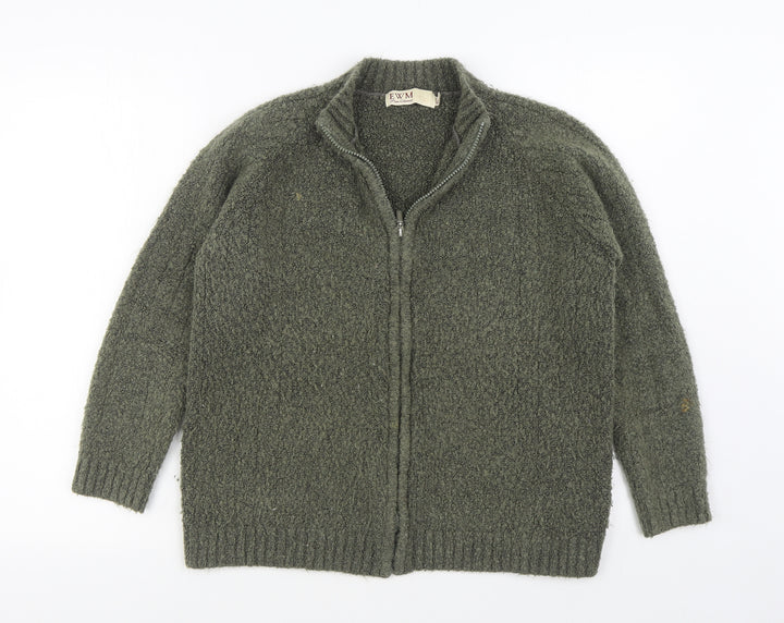 EWM Womens Green Jacket Size M Zip