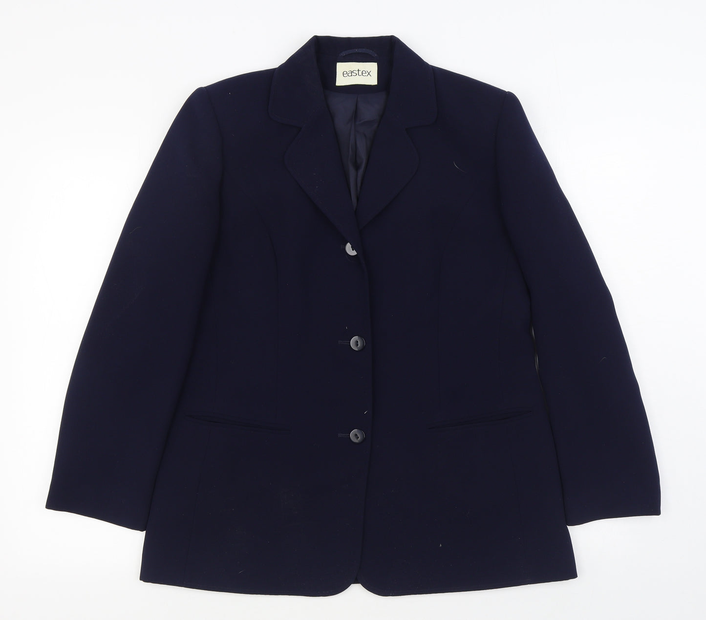 Eastex Womens Blue   Jacket Blazer Size 12  Button