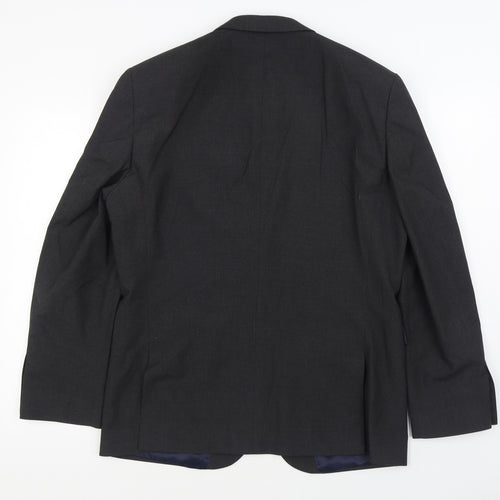 NEXT Mens Grey  Polyester Jacket Suit Jacket Size 40