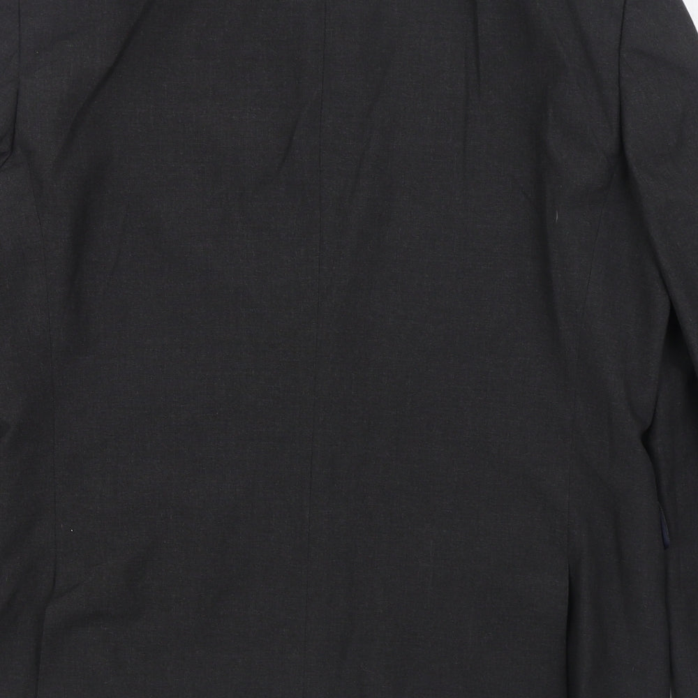 NEXT Mens Grey  Polyester Jacket Suit Jacket Size 40