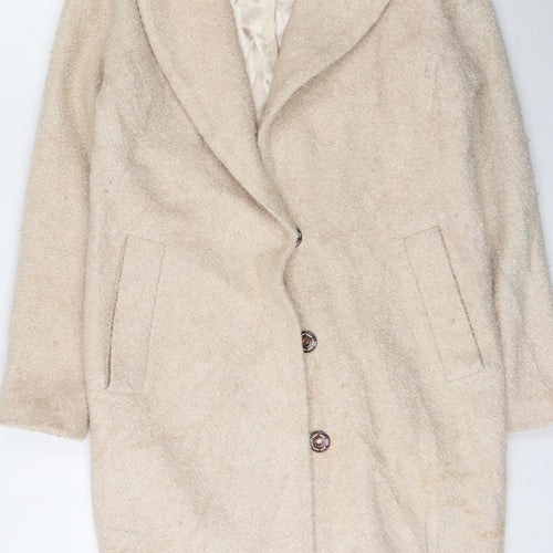 Coast Womens Beige   Trench Coat Coat Size 8