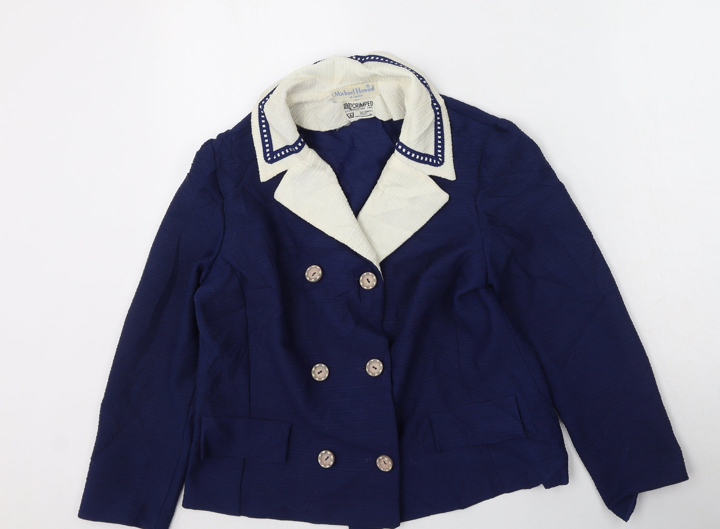 Michael Hobward Womens Blue   Jacket  Size 4