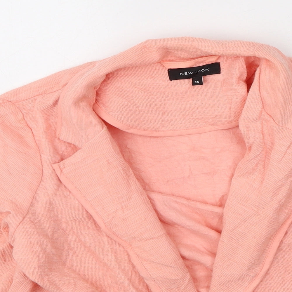 New Look Womens Pink   Gilet Jacket Size 14
