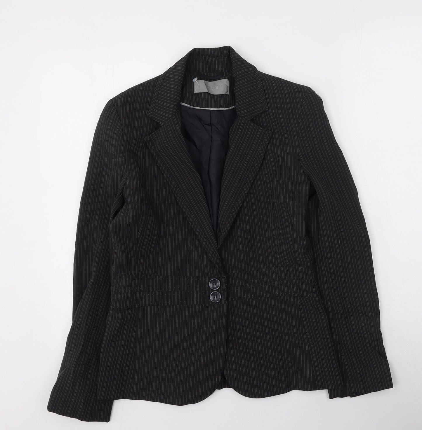 South  Womens Green Striped  Gilet Jacket Size 10
