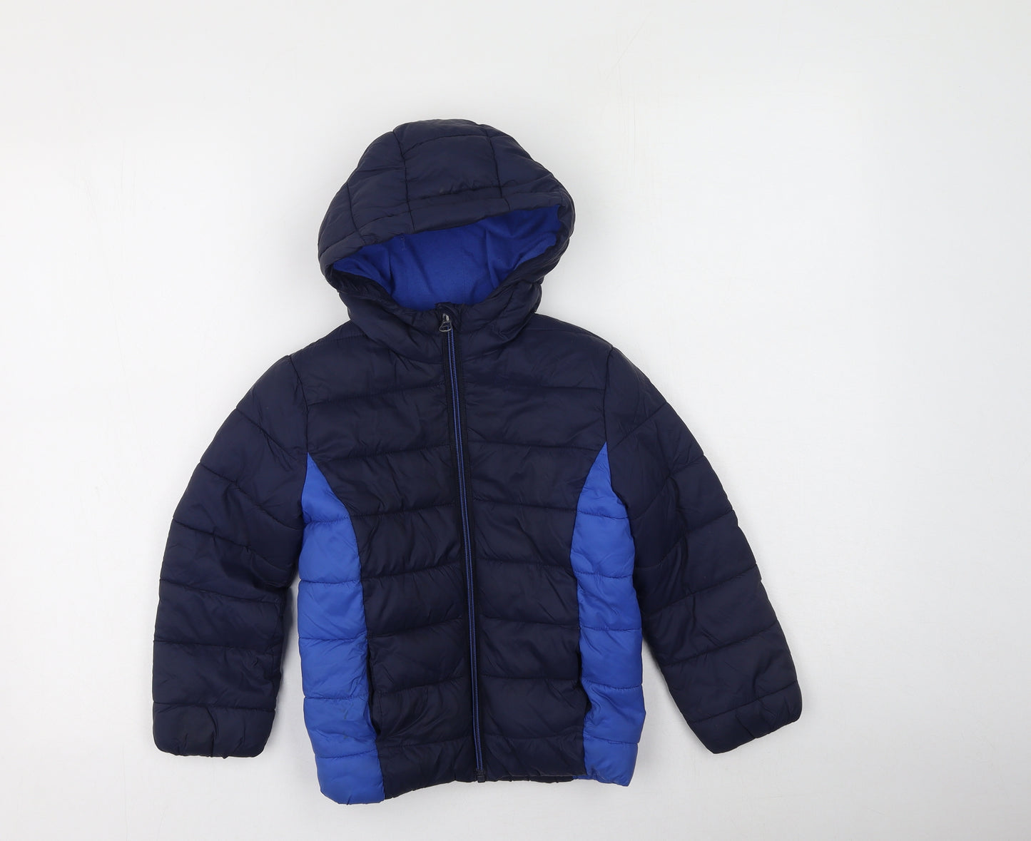 Dunnes Stores Boys Blue   Puffer Jacket Coat Size 5-6 Years