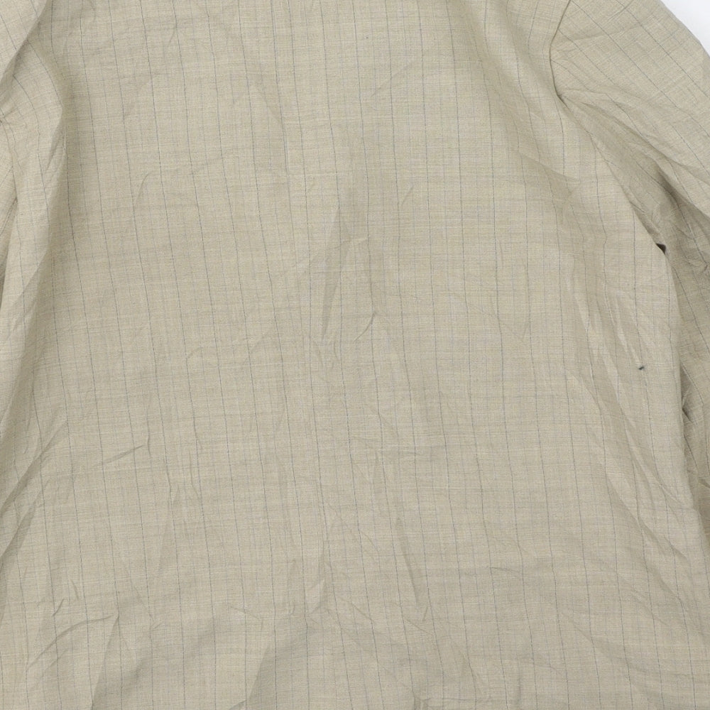 Preworn Womens Beige Striped  Jacket  Size 14