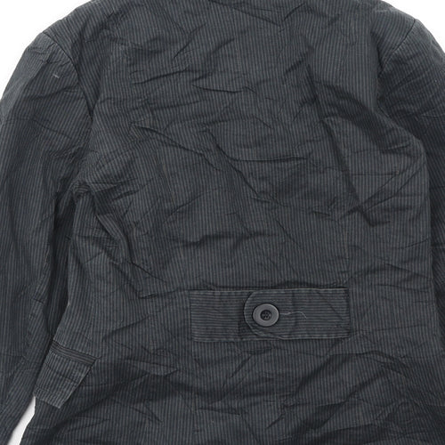 New Look Womens Grey Striped  Jacket  Size 10