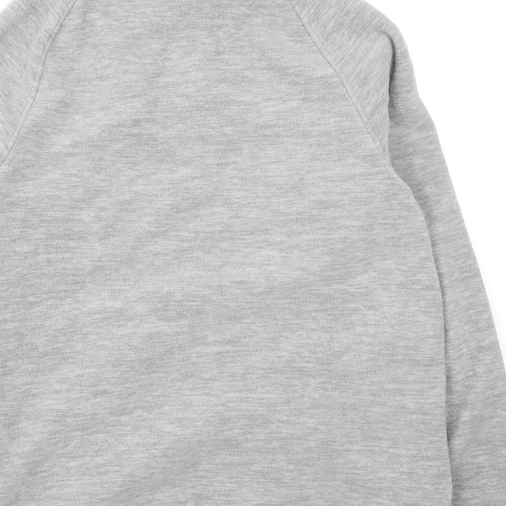 Primark Mens Grey High Neck  Polyester Full Zip Jumper Size XL