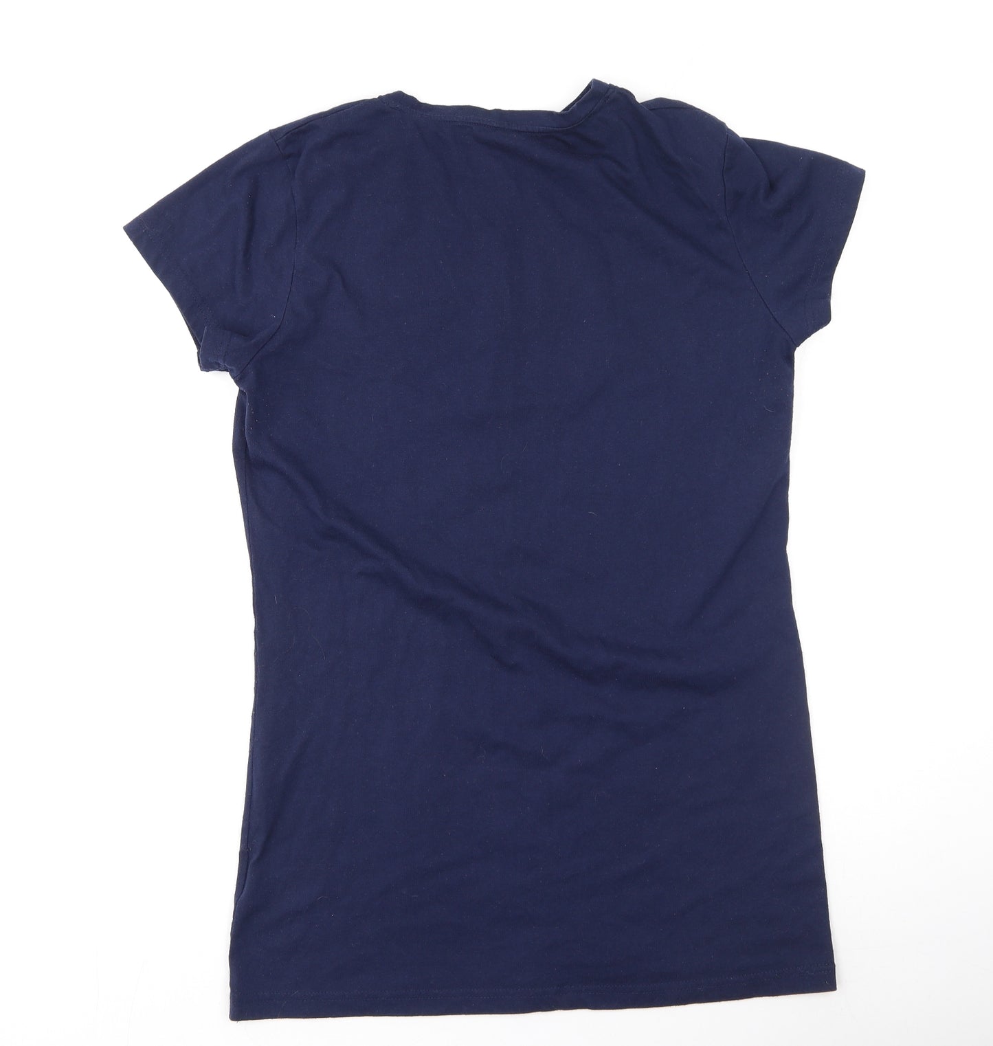 Ecko Unltd. Womens Multicoloured  Cotton Basic T-Shirt Size XL Round Neck