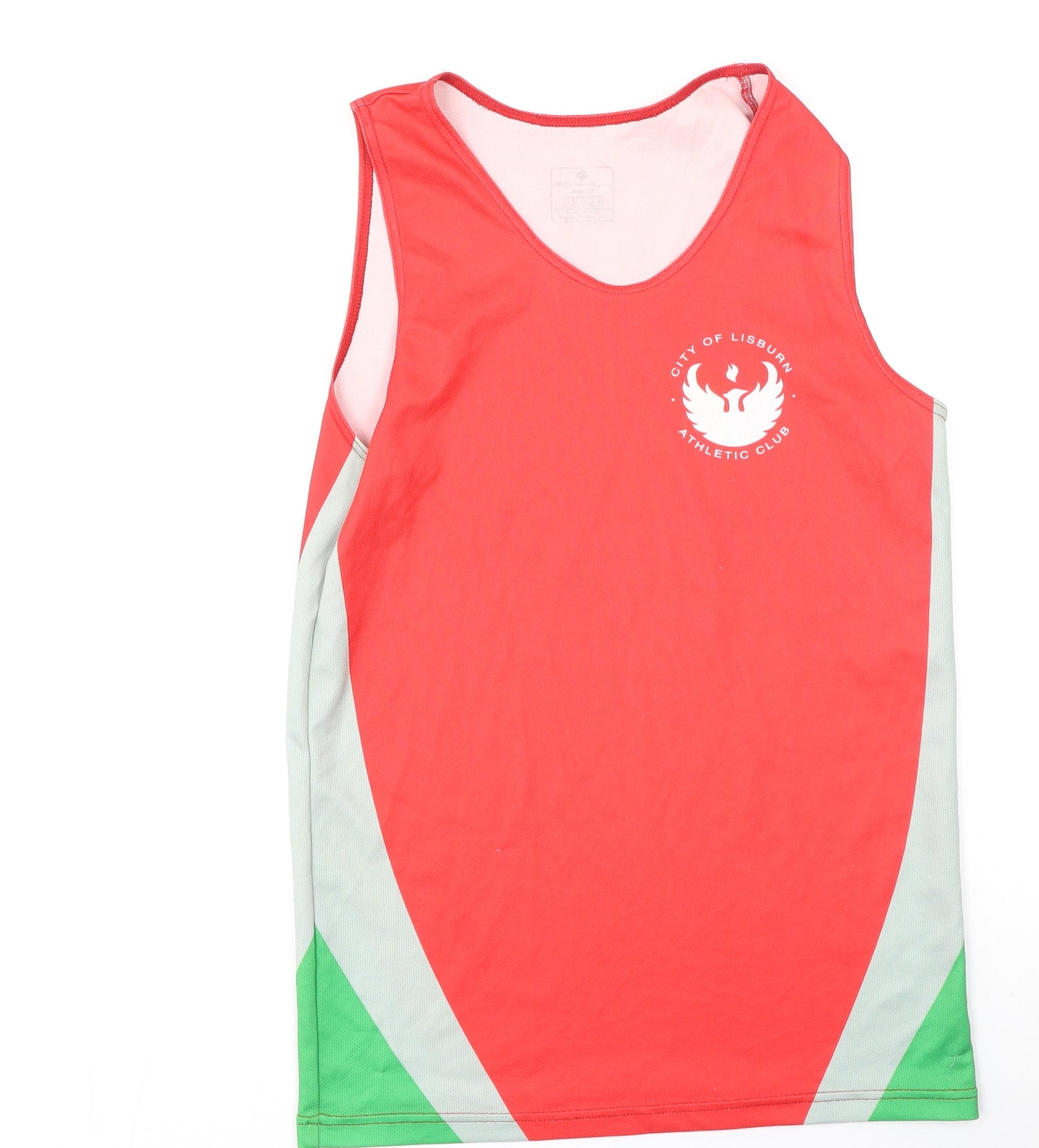 Ronhill Womens Multicoloured  Polyester Camisole Tank Size 10 Round Neck