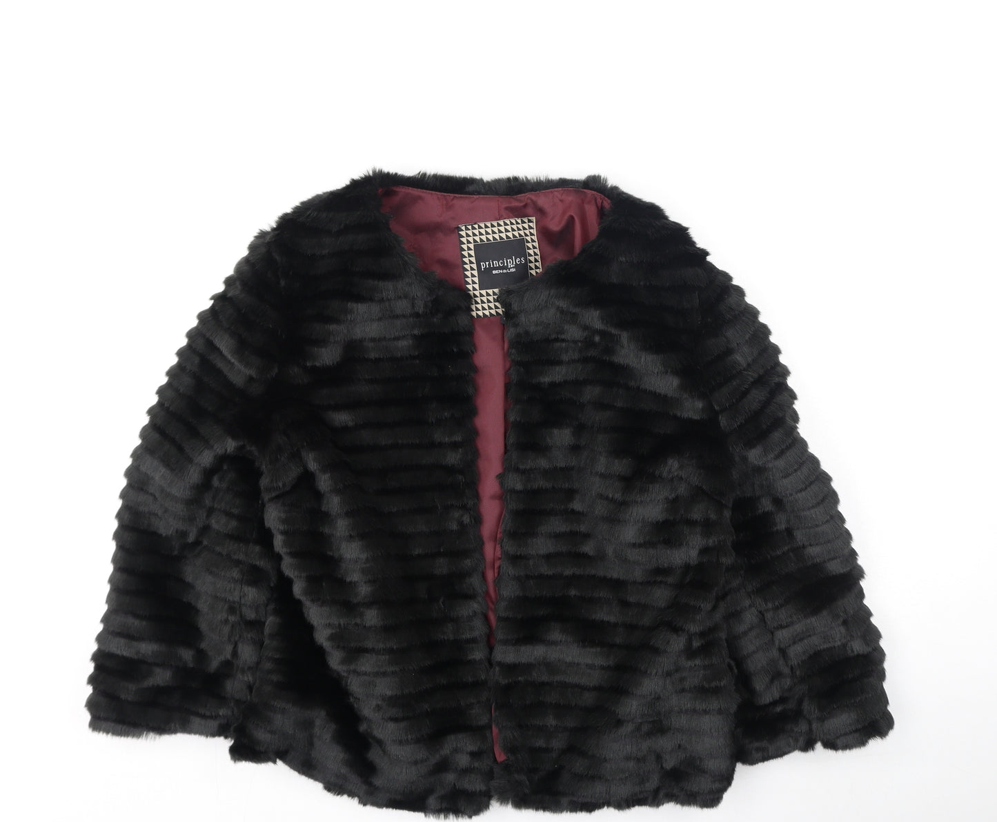 Principles Womens Black   Jacket  Size 14