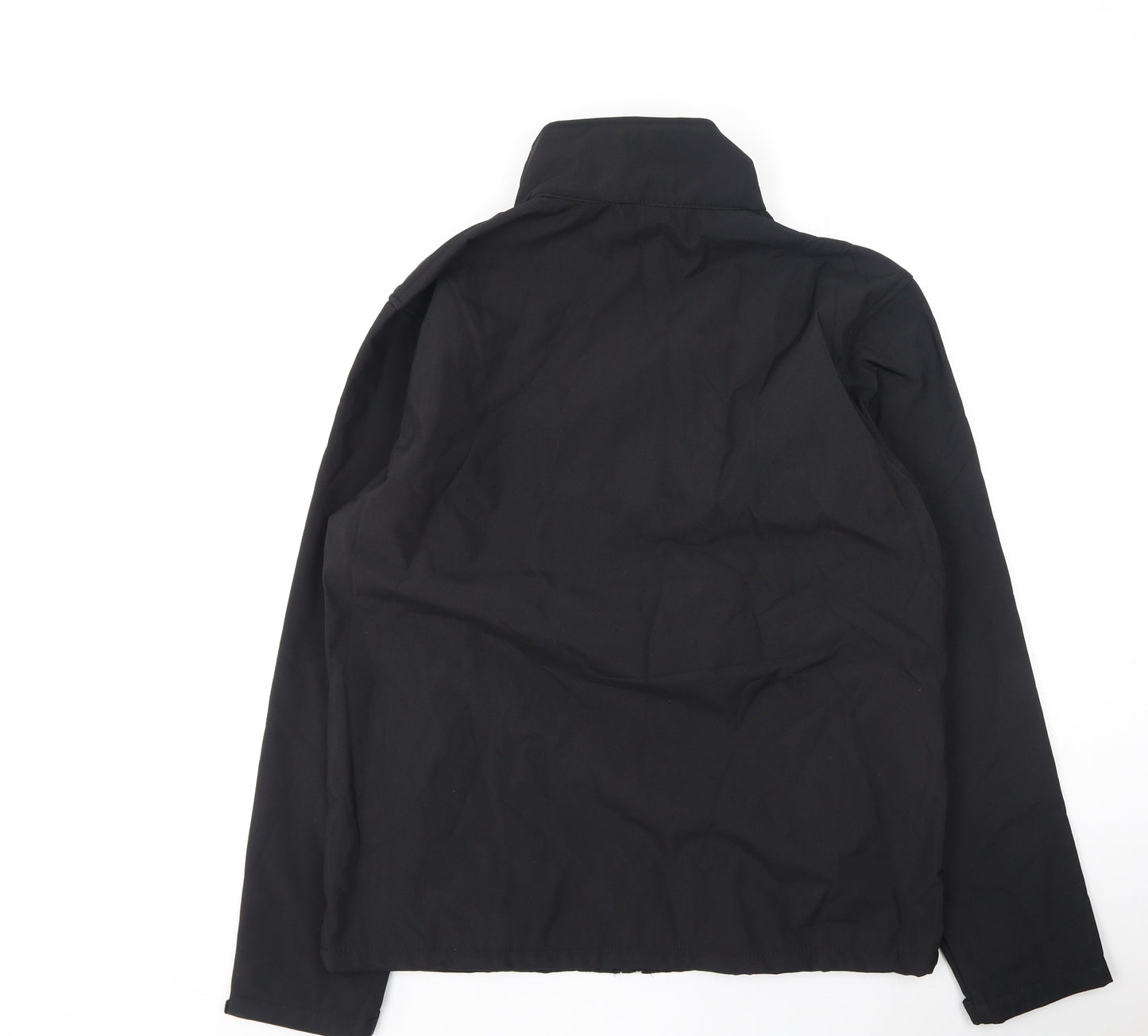 Regatta Mens Black High Neck  Polyester Full Zip Jumper Size L