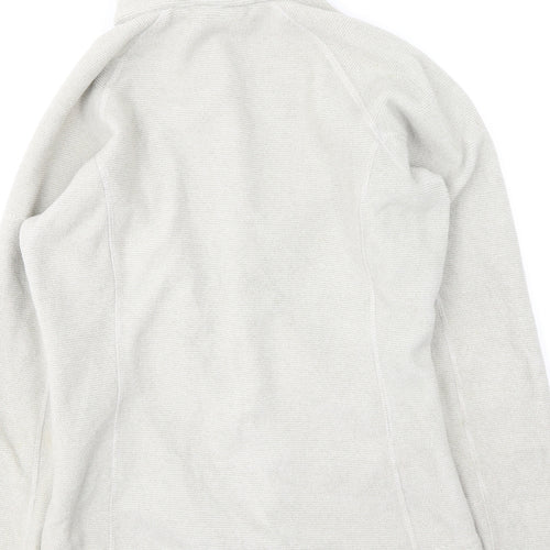 Trespass Womens Beige High Neck  Polyester Full Zip Jumper Size XS