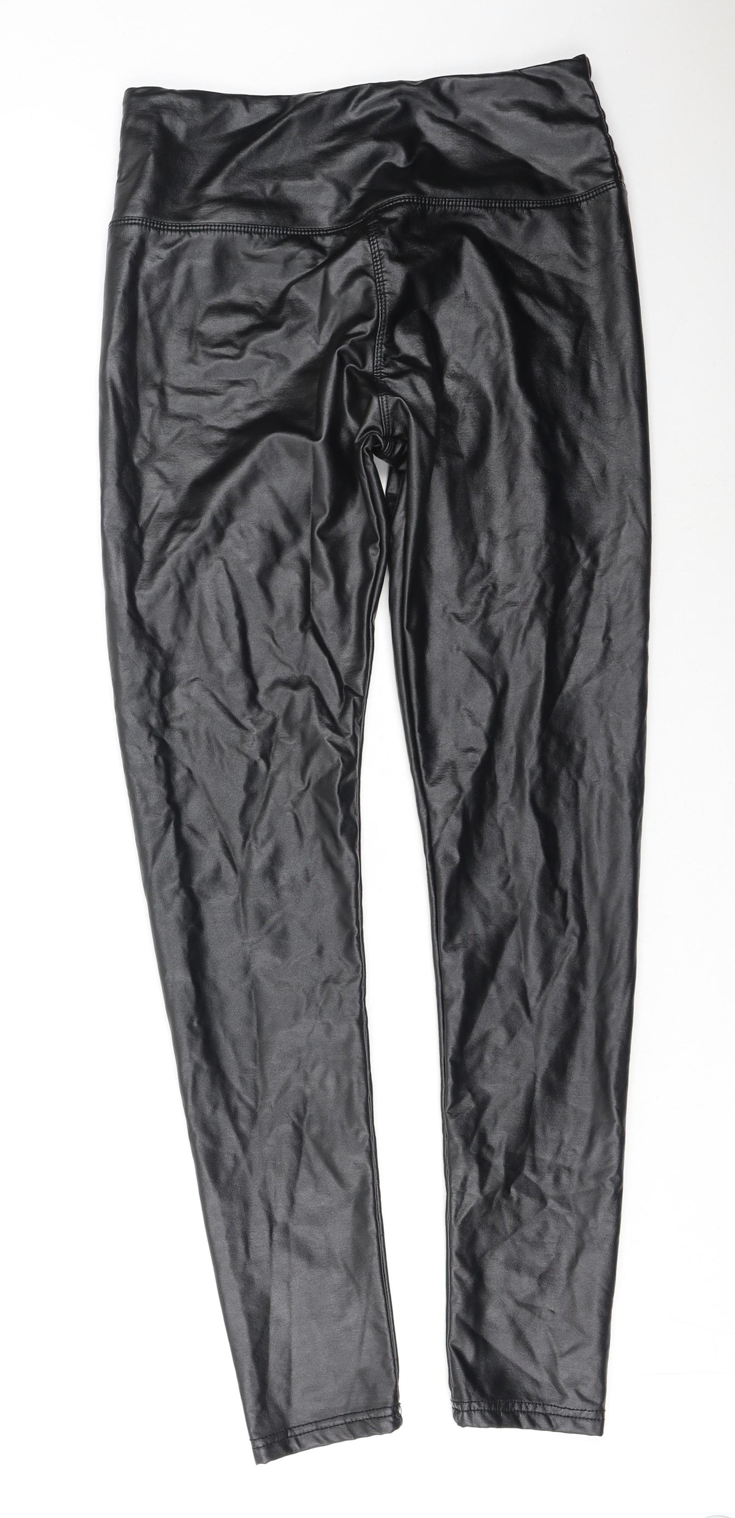 daisie Womens Black  Polyester Jegging Leggings Size L L30 in