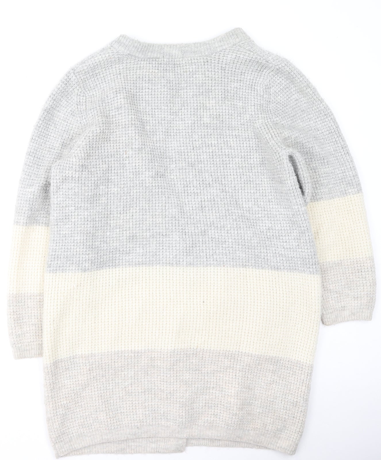 TU Womens Multicoloured Round Neck  Acrylic Cardigan Jumper Size XL