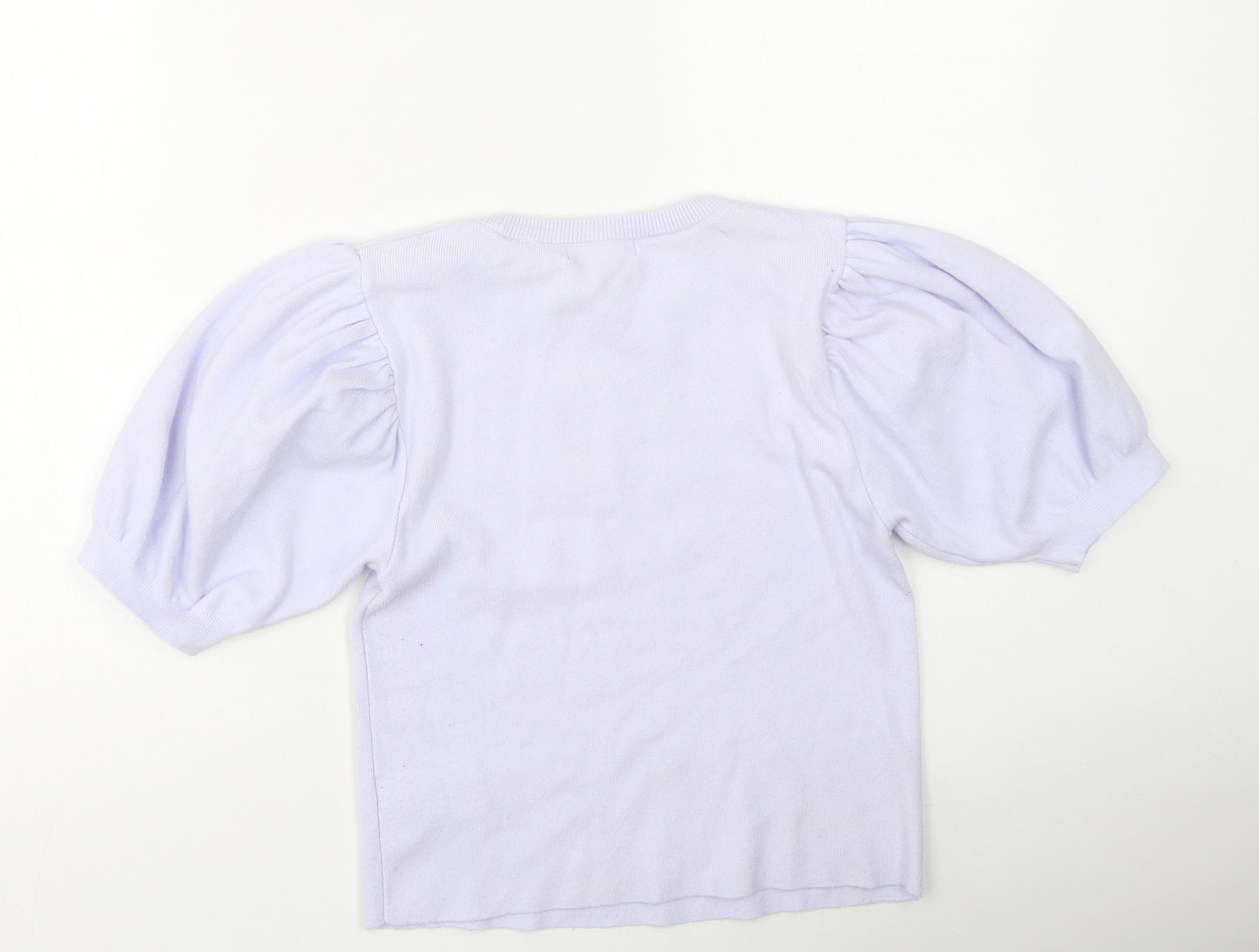 Primark  Womens Purple Round Neck  Viscose Pullover Jumper Size S