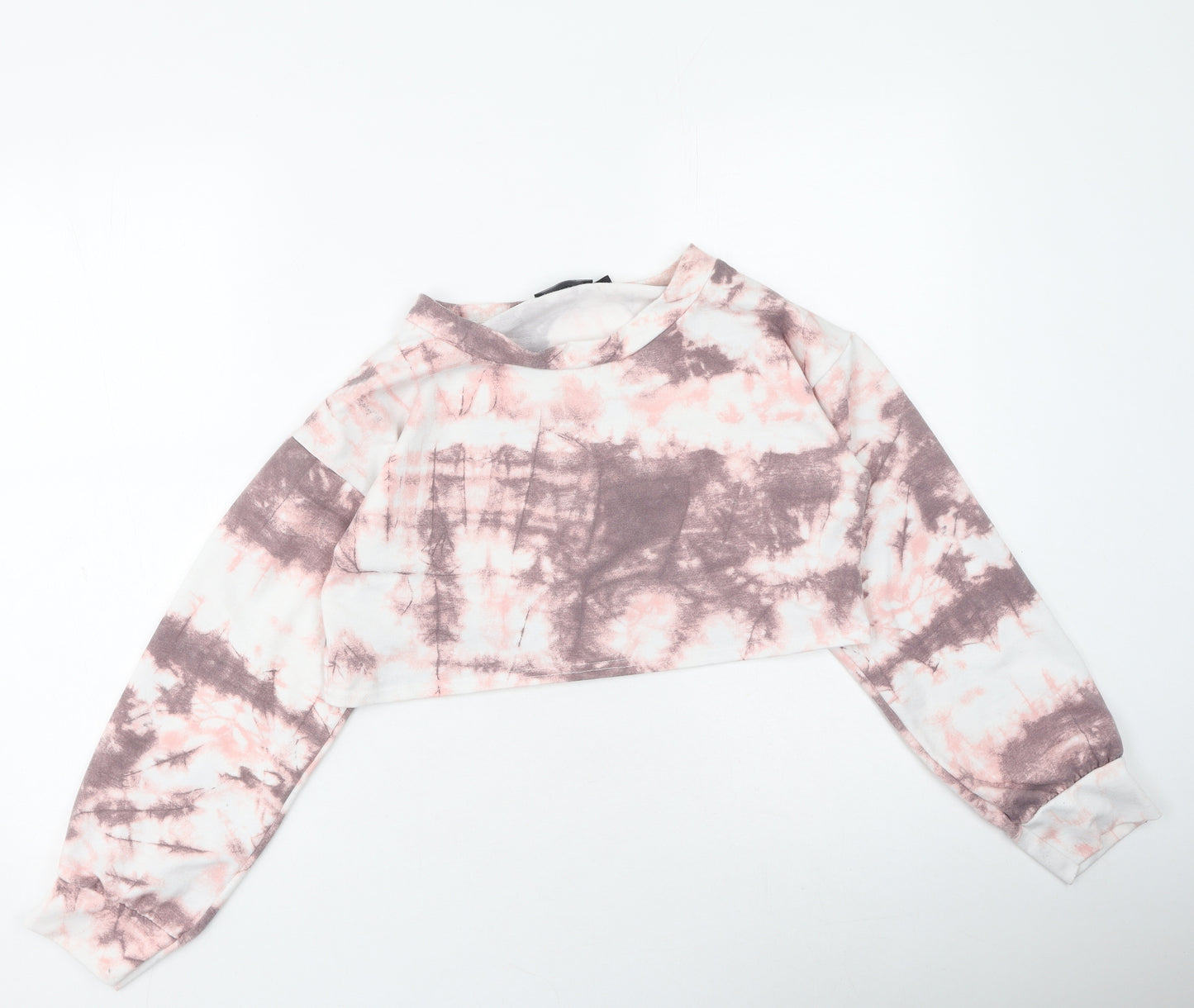 PRETTYLITTLETHING Womens Multicoloured  Polyester Pullover Sweatshirt Size 16
