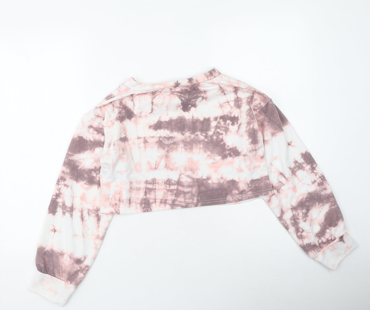 PRETTYLITTLETHING Womens Multicoloured  Polyester Pullover Sweatshirt Size 16