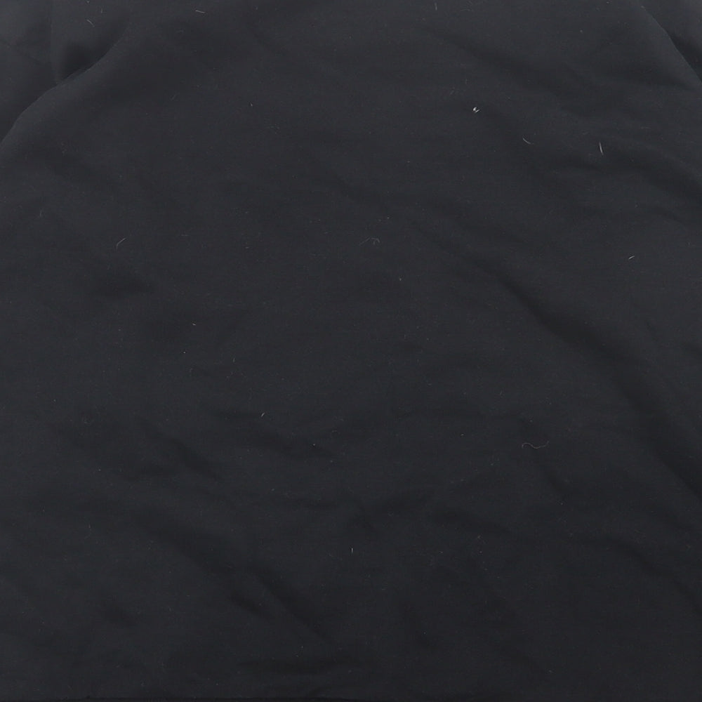 Primark Girls Black  Cotton Pullover Sweatshirt Size 12-13 Years  Pullover