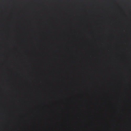 Marks and Spencer Womens Black V-Neck  Acrylic Pullover Jumper Size 12