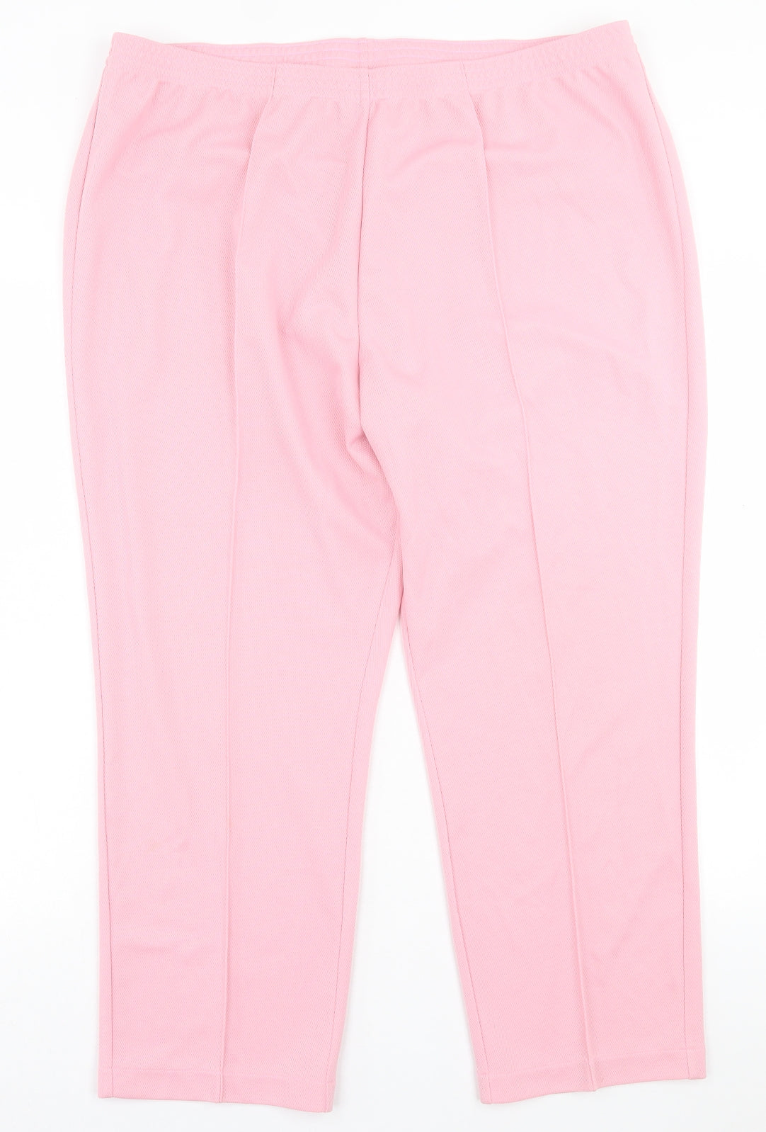 Damart Womens Pink  Polyester Trousers  Size 22 L25 in Regular