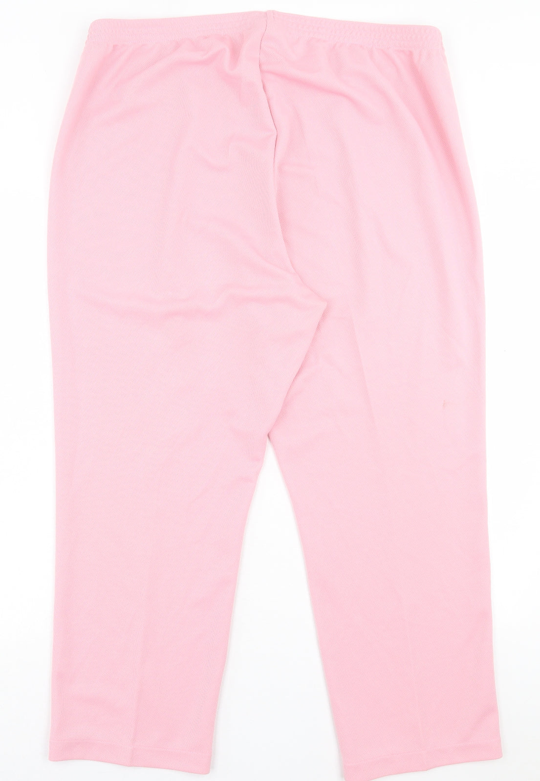 Damart Womens Pink  Polyester Trousers  Size 22 L25 in Regular