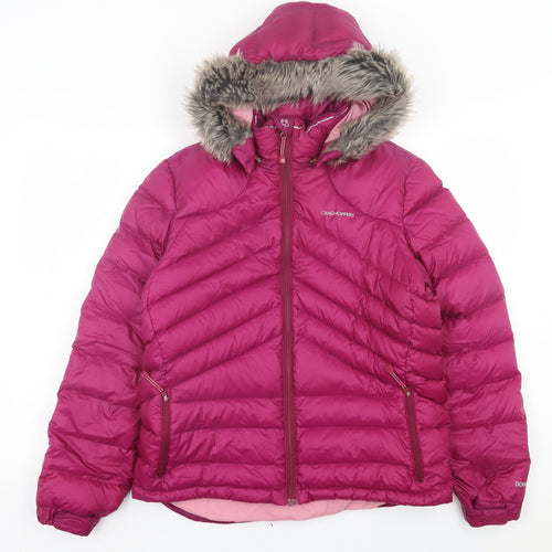Craghoppers Womens Pink   Jacket Coat Size 16  Zip