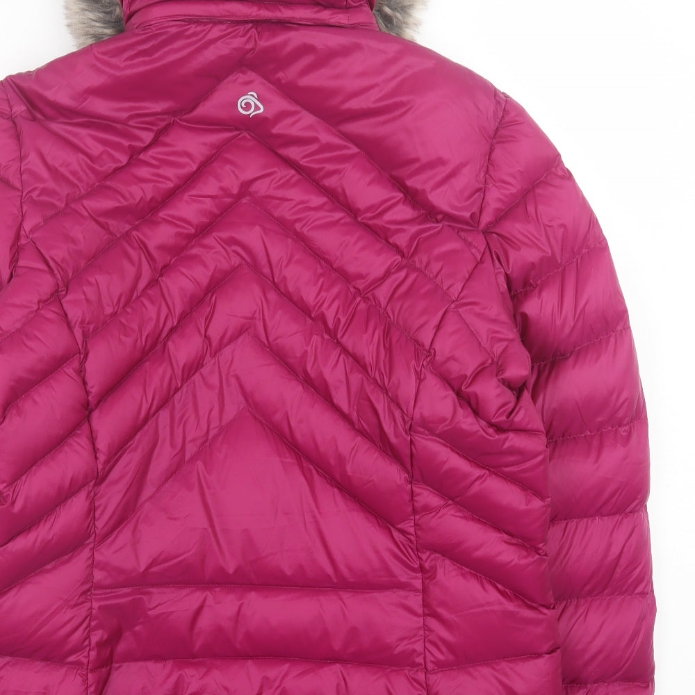 Craghoppers Womens Pink   Jacket Coat Size 16  Zip