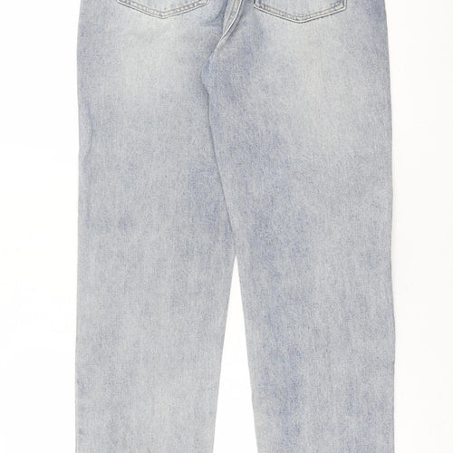 Redial Womens Blue  Cotton Straight Jeans Size 10 L32 in Regular Button