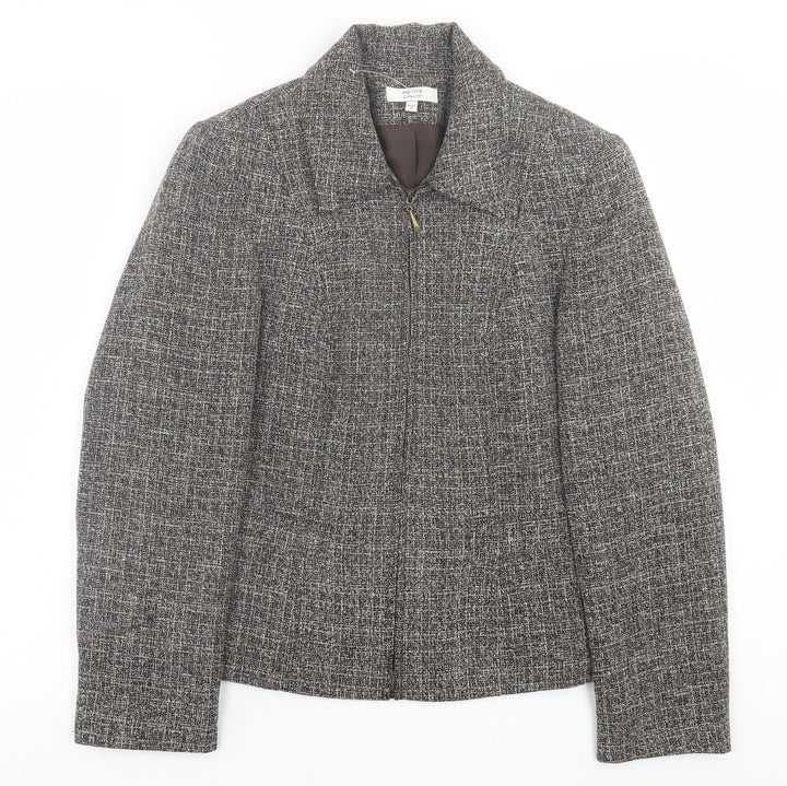 Debenhams Womens Black   Jacket  Size 10  Zip