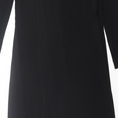 Savoir Womens Black  Polyester A-Line  Size 12  V-Neck Pullover