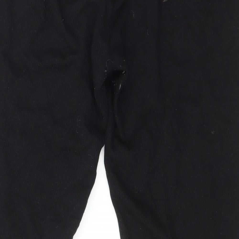 Pep&Co Womens Black  Polyester Jogger Trousers Size M L24 in Regular