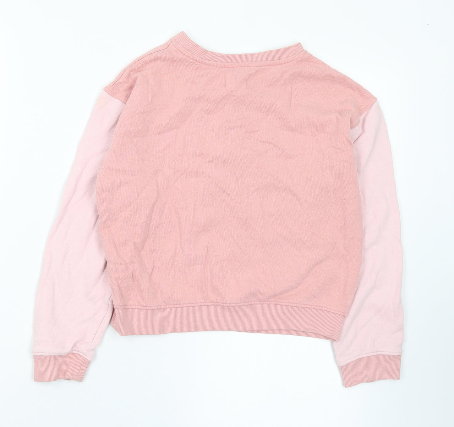 Mountain Warehouse Girls Pink  Cotton Pullover Sweatshirt Size 9-10 Years   - Let Love Grow