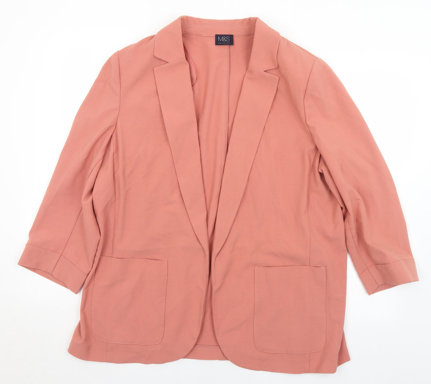 Marks and Spencer Womens Pink   Jacket  Size 18