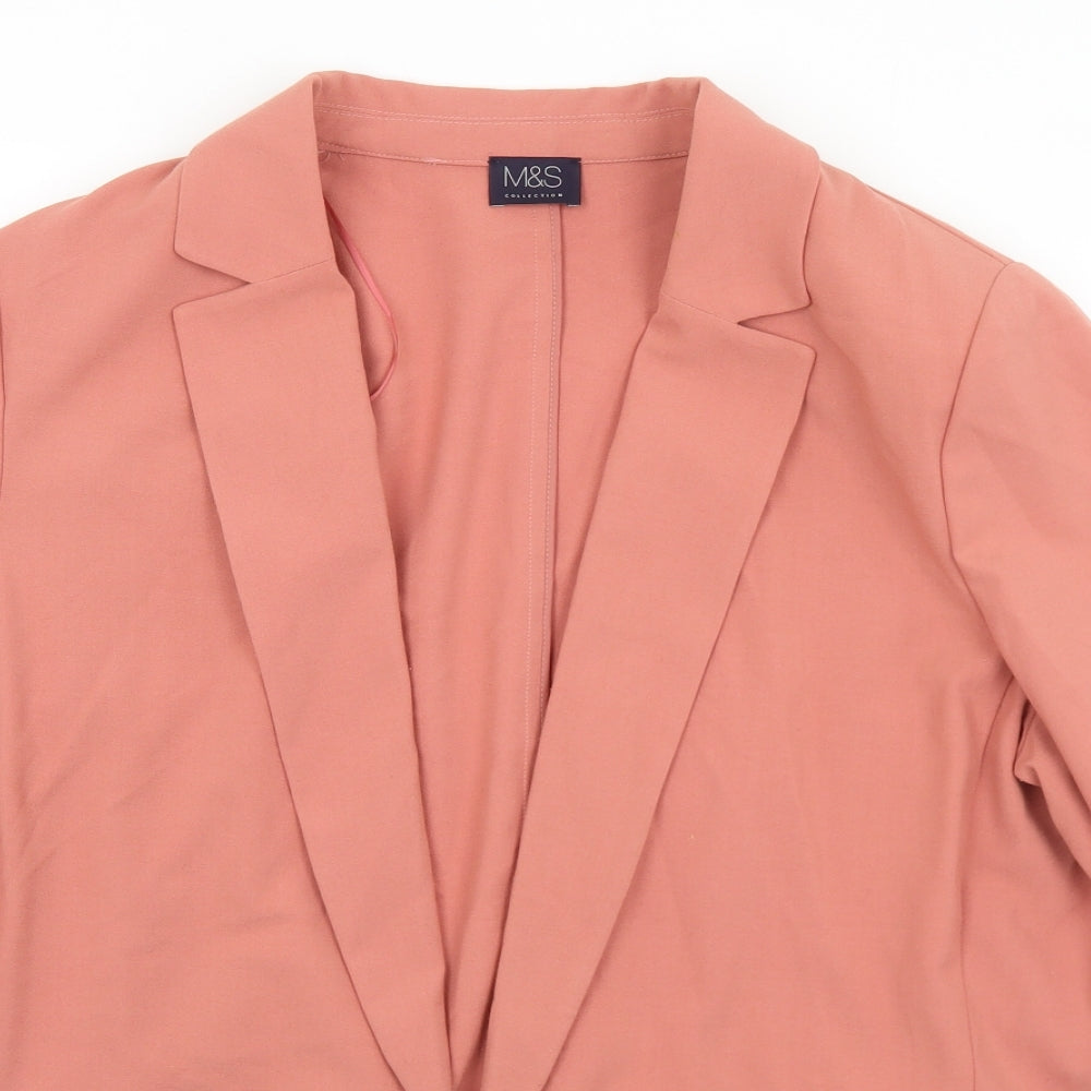 Marks and Spencer Womens Pink   Jacket  Size 18