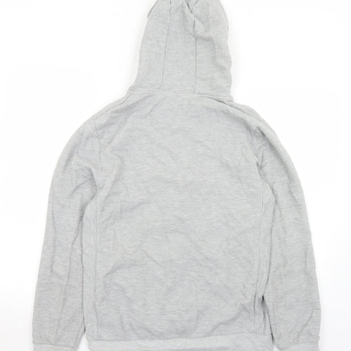 Livergy Mens Grey  Polyester Full Zip Hoodie Size M