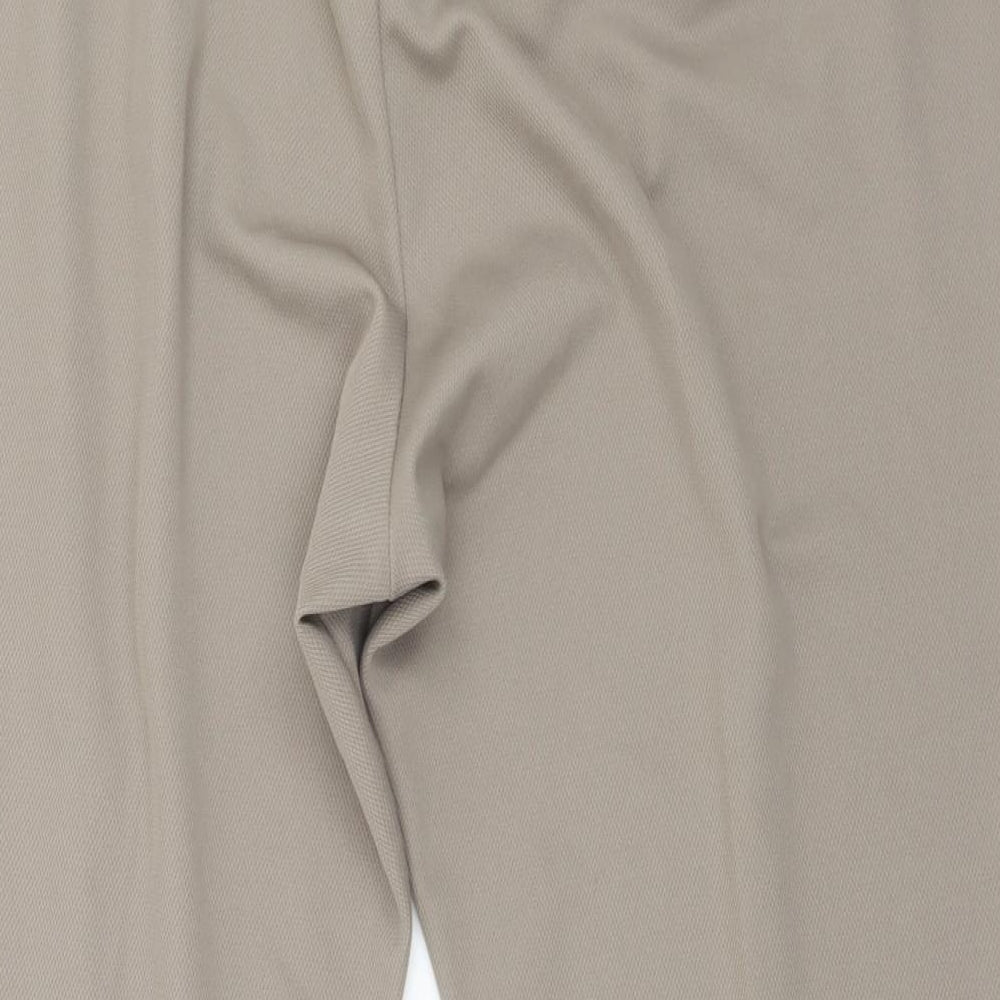 Damart Womens Beige  Polyester Trousers  Size 22 L25 in Regular