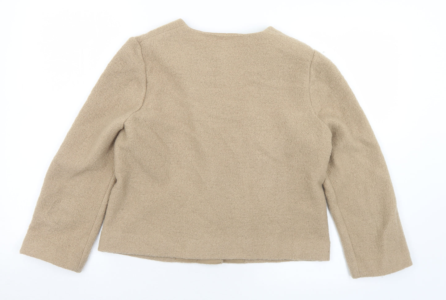 Hobbs Womens Beige   Jacket Coat Size 12  Snap