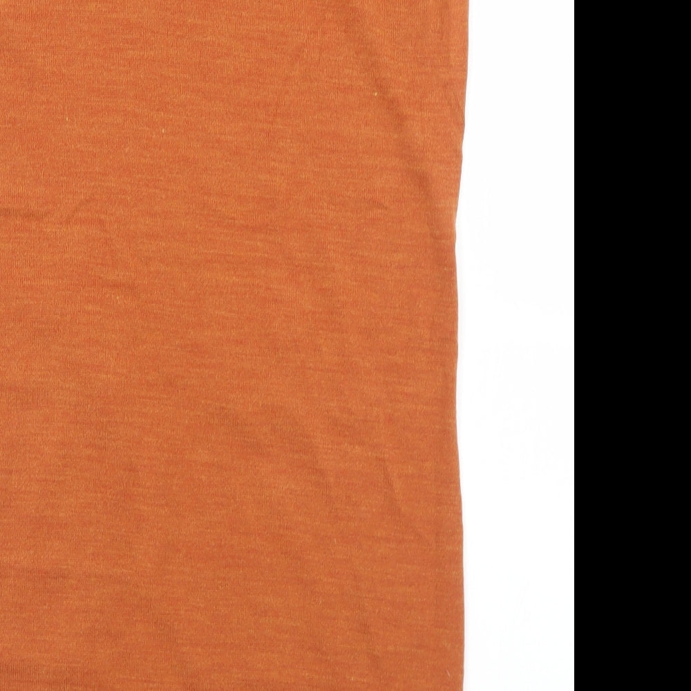 TU Womens Brown  Acrylic Jumper Dress  Size 12  Round Neck
