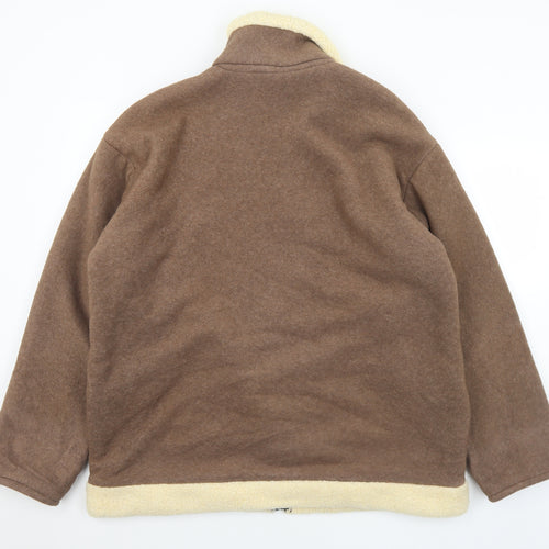 Country Flair Mens Brown   Jacket  Size XL  Zip