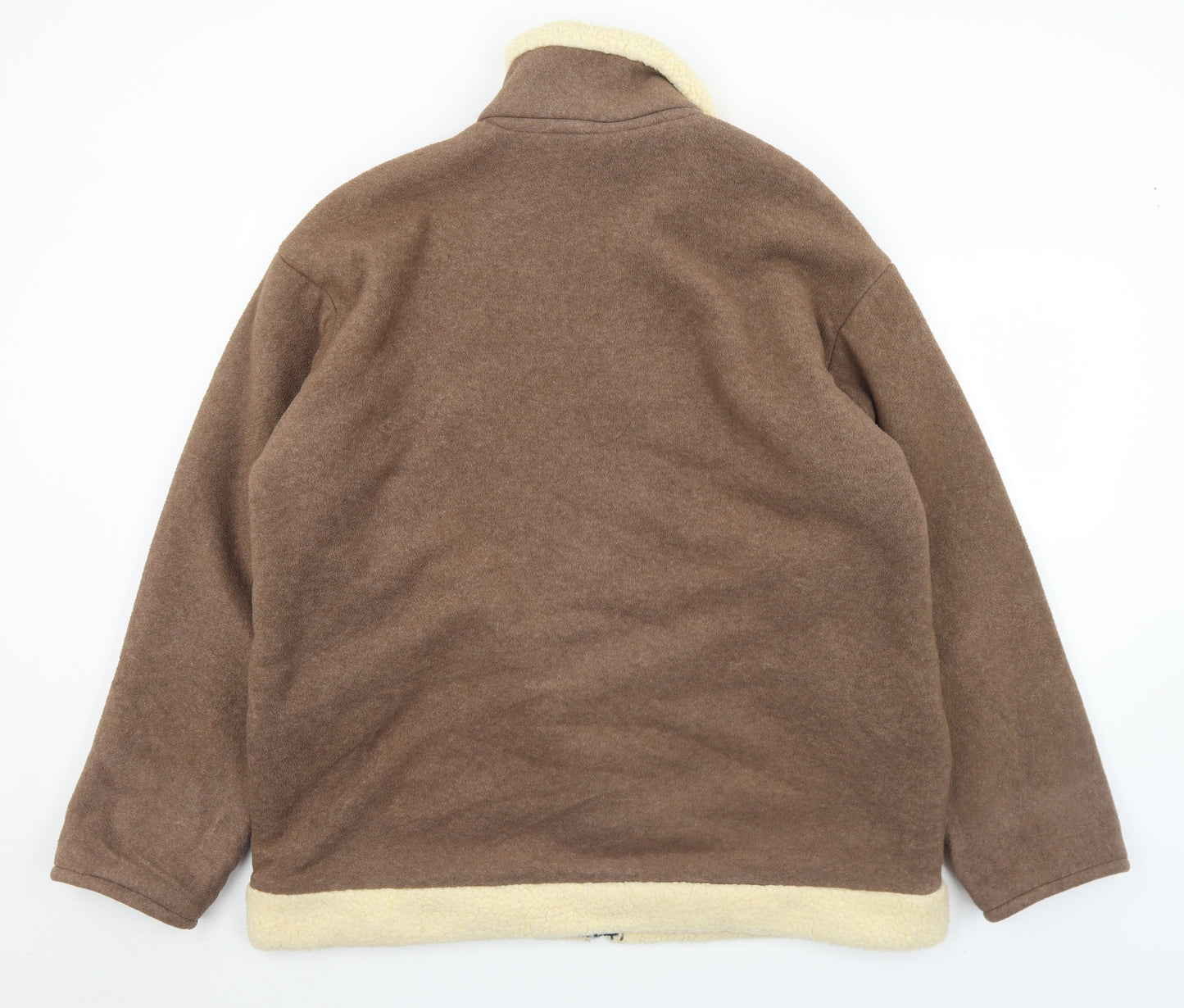 Country Flair Mens Brown   Jacket  Size XL  Zip