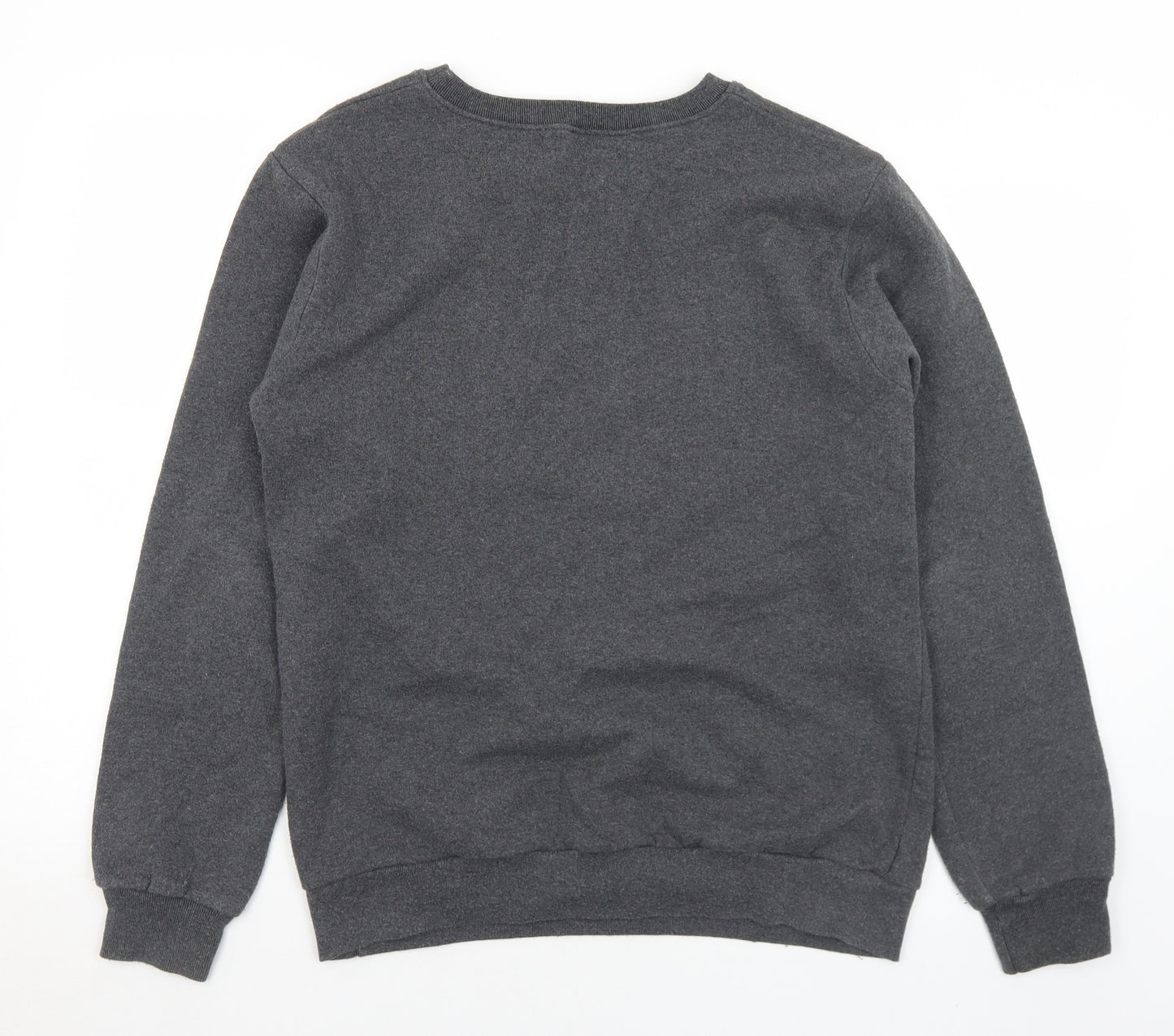 Adolescent Mens Grey  Polyester Pullover Sweatshirt Size M   - Let it snow