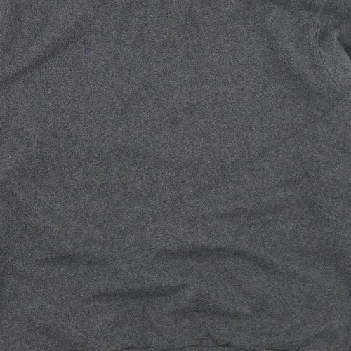 Adolescent Mens Grey  Polyester Pullover Sweatshirt Size M   - Let it snow