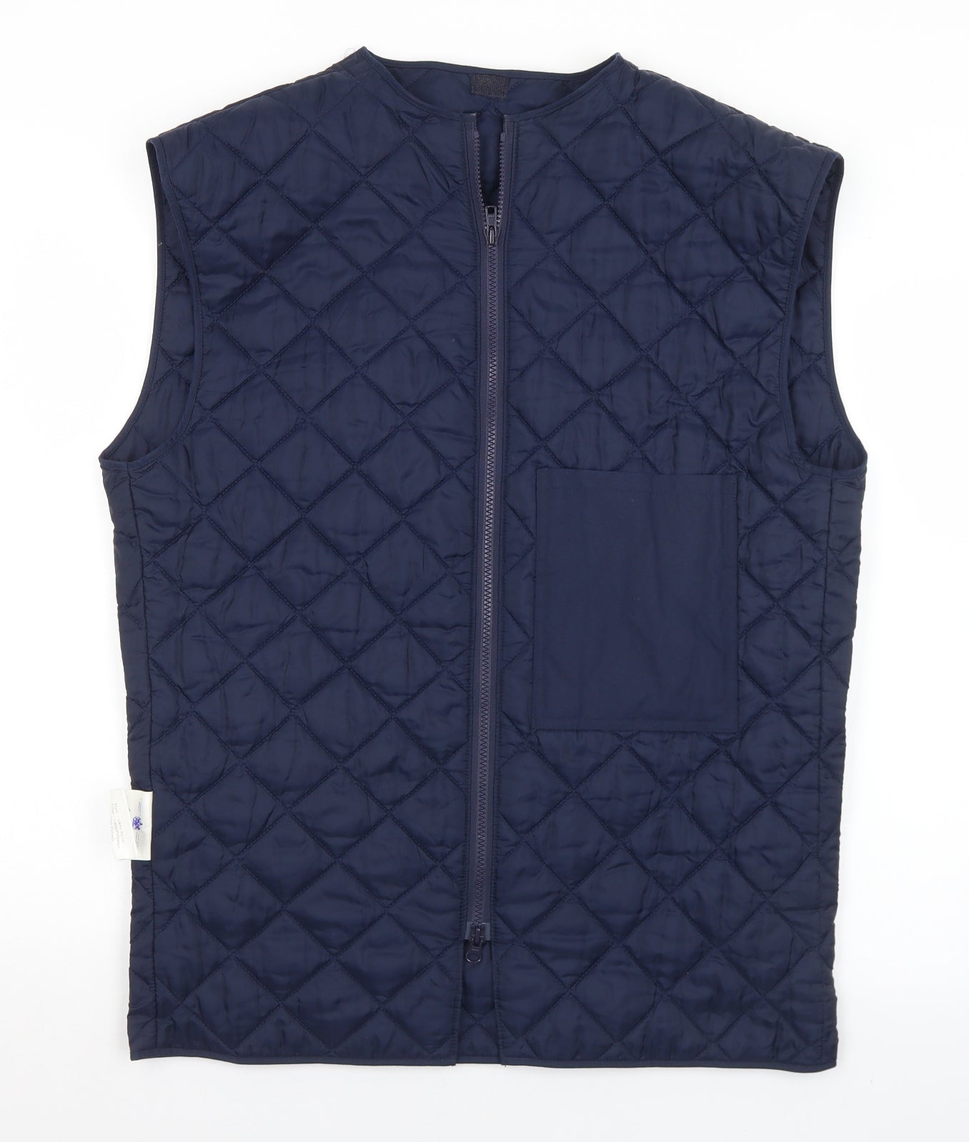 Boyd Cooper Mens Blue   Gilet Coat Size S  Zip