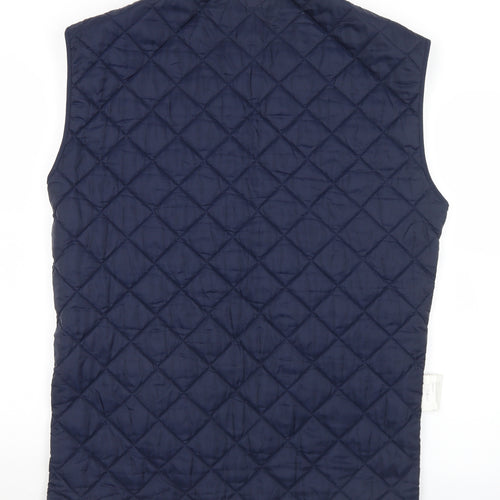 Boyd Cooper Mens Blue   Gilet Coat Size S  Zip