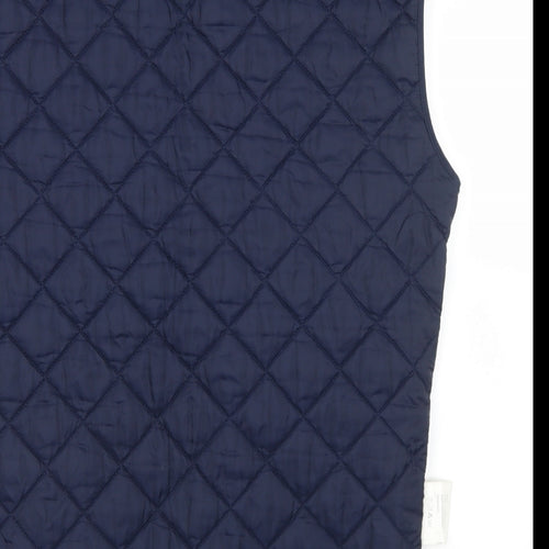 Boyd Cooper Mens Blue   Gilet Coat Size S  Zip