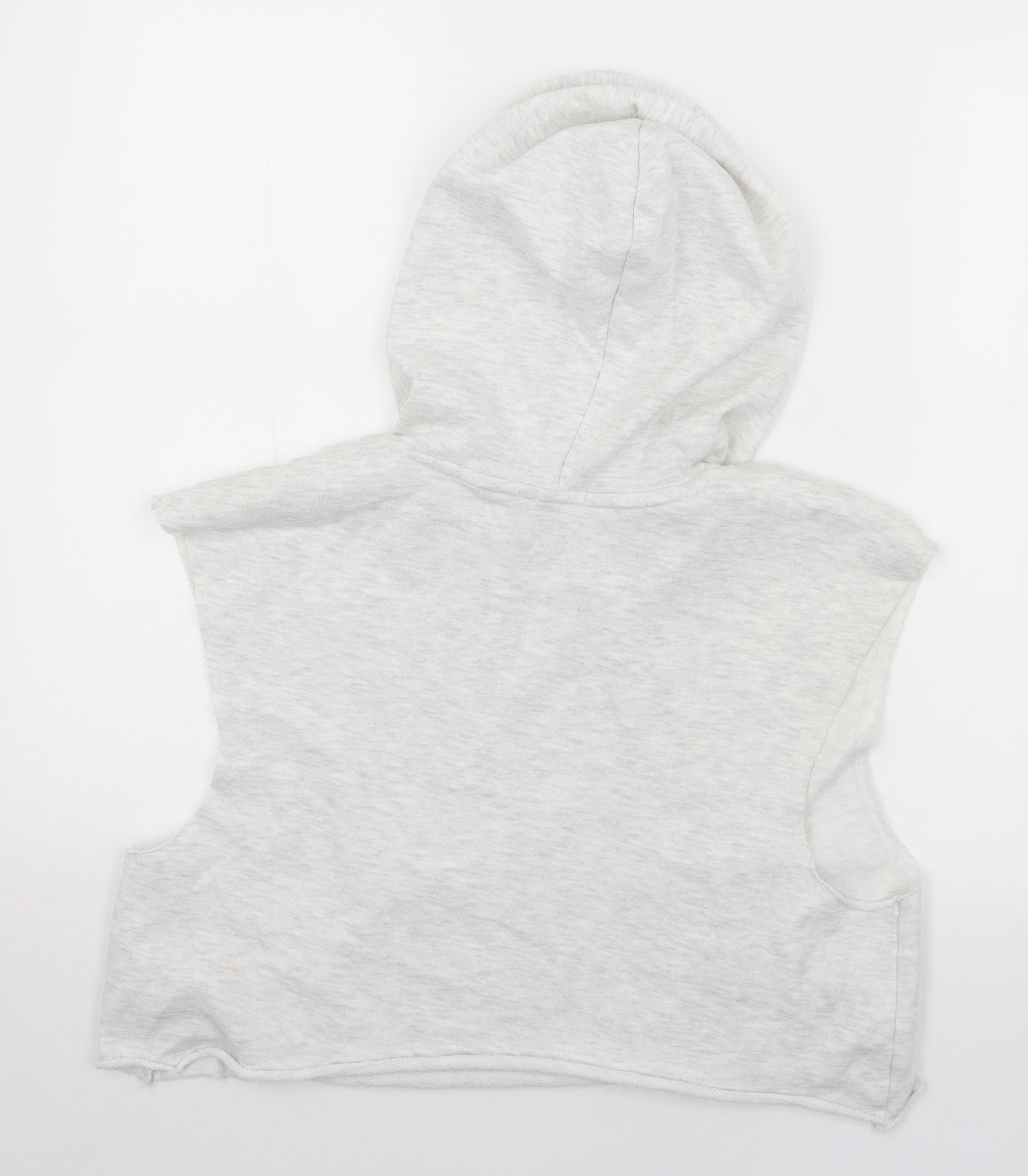 Bershka Womens Grey  Cotton Pullover Hoodie Size M   - Girl's League